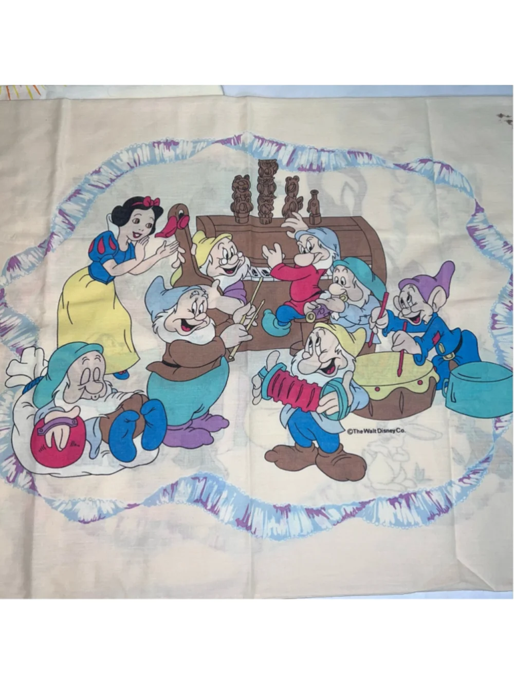 Lot of 2 VTG Disney Pillowcase Standard SIZE